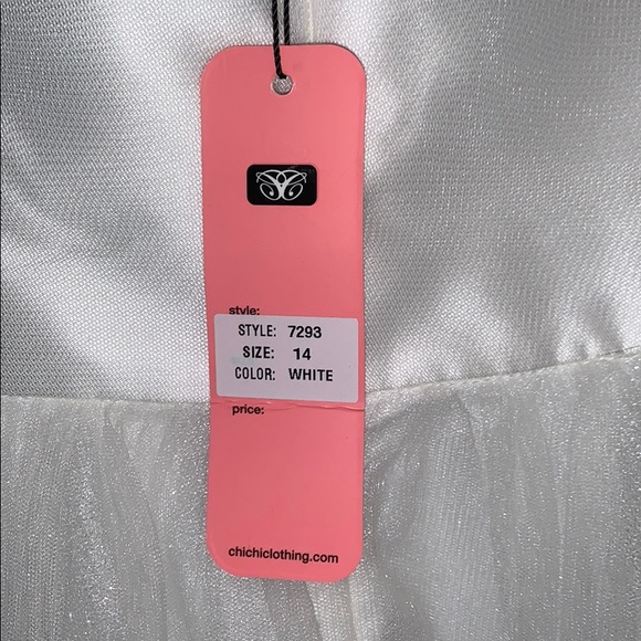 Chi Chi London White and Black Party Dress - Picture 4 of 4